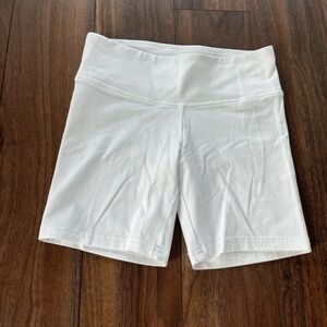 Women's White 5 inch Shorts from TNA